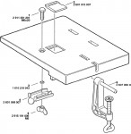 Bosch 0 603 037 010 MT 25 Combi Saw Table Spare Parts